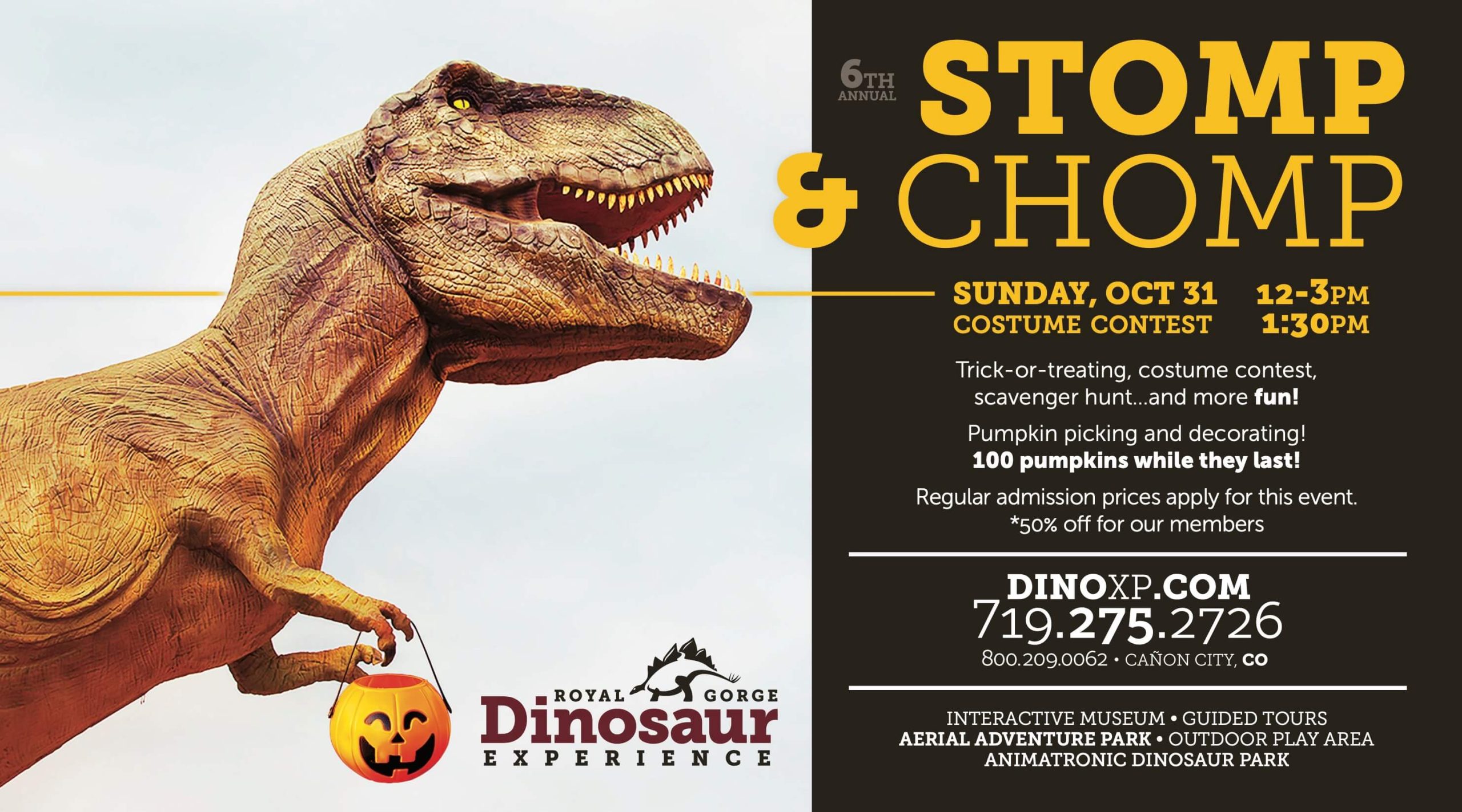 DinoXP Stomp and Chomp 2021 Ad v3